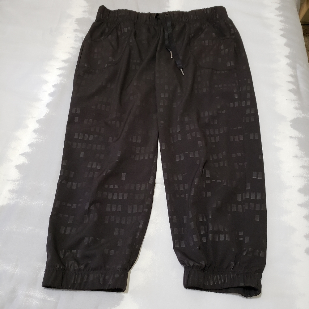 Nicole Miller Black Joggers Size L